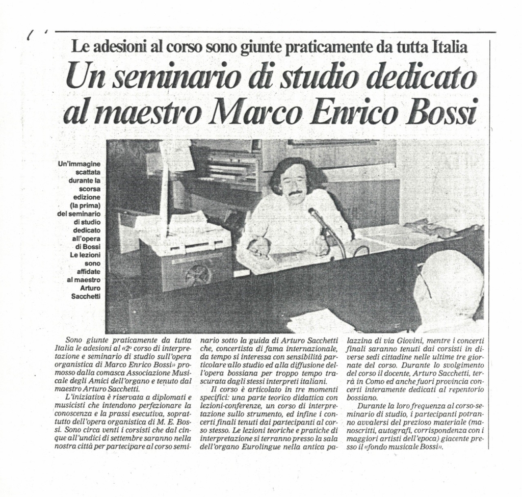 seminario dedic bossi